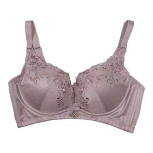 露蒂诗正品文胸高级定制款奢华重工刺绣平小胸无钢圈聚拢内衣75A
