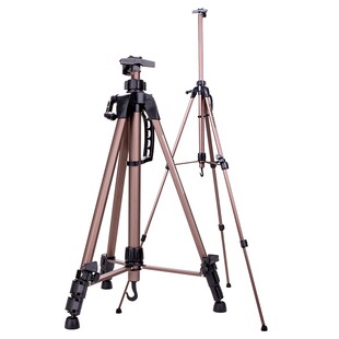 索普手摇画架美术生专用展示架伸缩折叠铁合金素描写生架画板套装