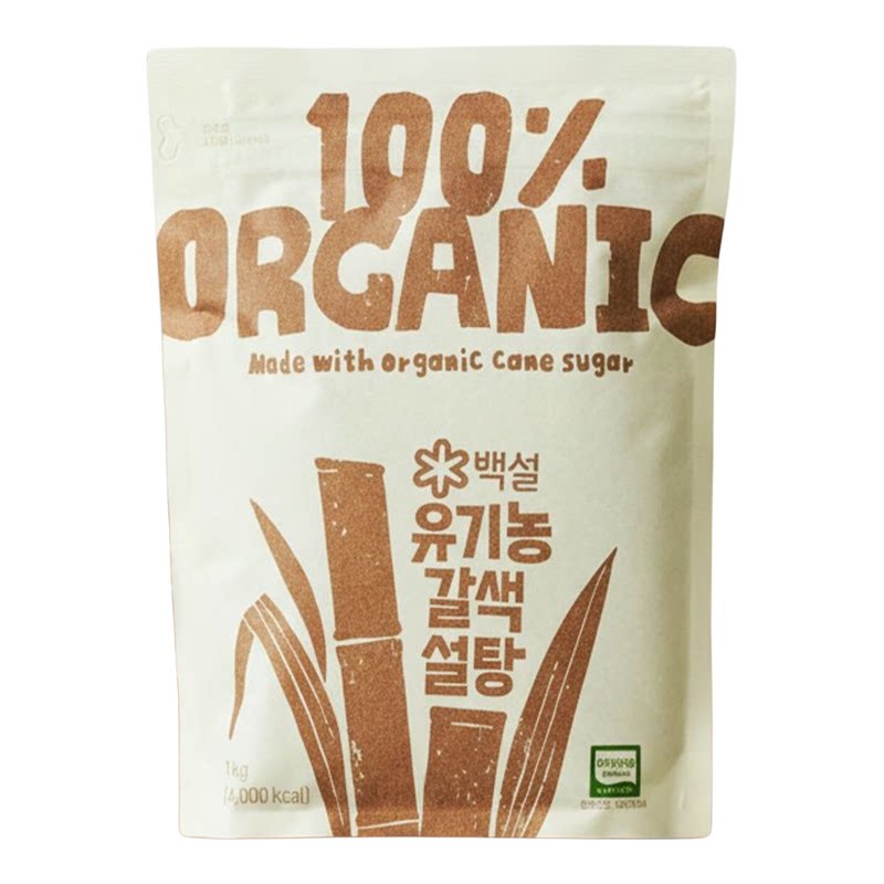 CJ-Beksul白雪 韩国有机黄糖400g装蛋糕面包烘焙咖啡奶茶韩式调料