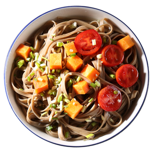 黑荞麦面条粗粮面全麦挂面纯苦芥麦面免煮葱油拌面早餐细宽面批发