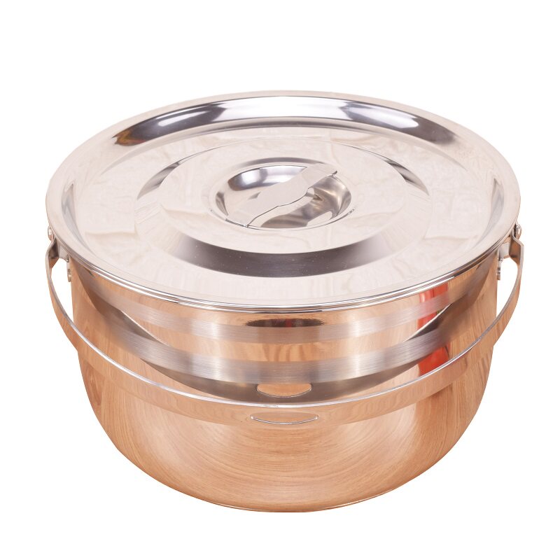 煲汤锅家用不锈钢锅加厚汤锅电磁锅不秀钢手提多用锅泡面锅煮面锅