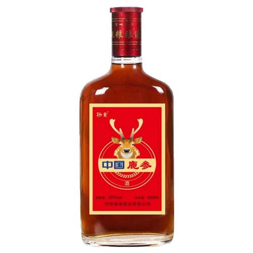 【5000+人抢购】正宗中国鹿参滋补强身35度125ml*520ml纯粮酒枸杞