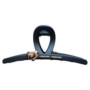 韩国新款高级百搭磨砂质感豹纹爱心五角星抓夹大号发抓鲨鱼夹发饰