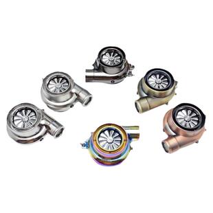 Led灯电动涡轮钥匙扣带声音钥匙链增压汽车改装挂件Hellaflush