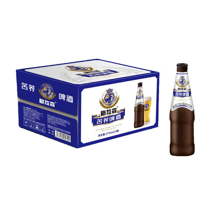 格拉森苦荞啤酒275ml*24瓶整箱