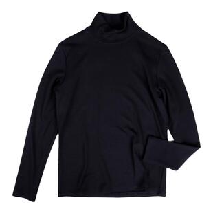 MUSLUN缪伦秋冬新品舒适保暖加绒高领打底衫长袖针织t恤