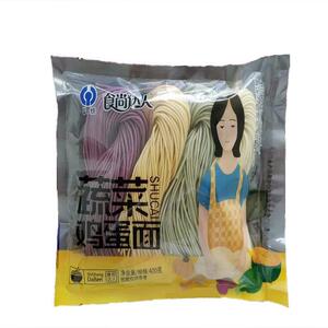 低蔬菜鸡蛋面四色鲜面紫薯面速食