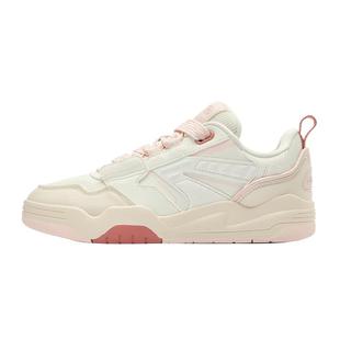 乔丹红色板鞋2025冬季新款女鞋增高厚底面包鞋休闲运动鞋子粉色