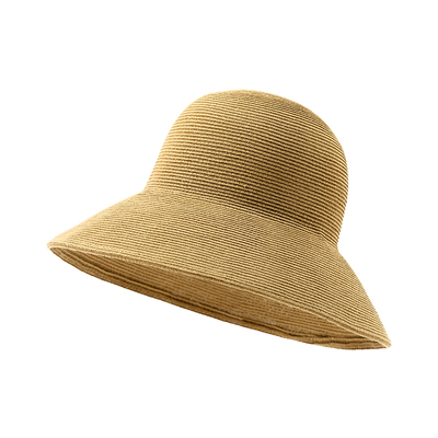 FANCET凡饰大檐可塑草编防晒帽