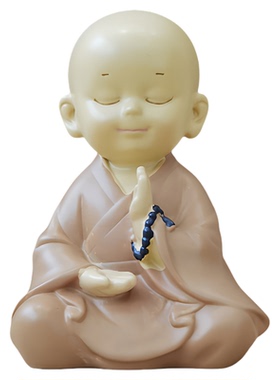 新中式禅意小和尚摆件