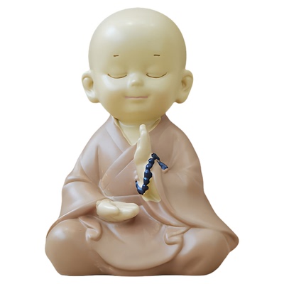 新中式禅意小和尚摆件