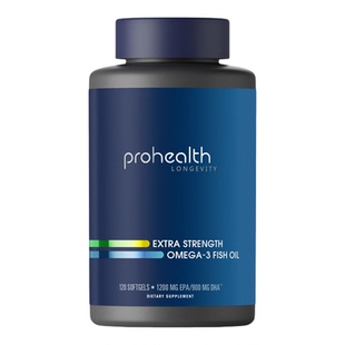 美国ProHealth 增强型Omega-3鱼油 120粒软胶囊1200mgEPA900mgDHA