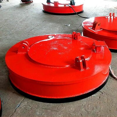 吊运装卸废钢金属板材圆型吸盘起重机行车电磁吸盘 强磁电磁吸盘