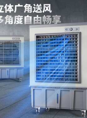 杨子冷风机工业大型冷风机商用饭店工厂制冷风扇移动水风扇冷风机