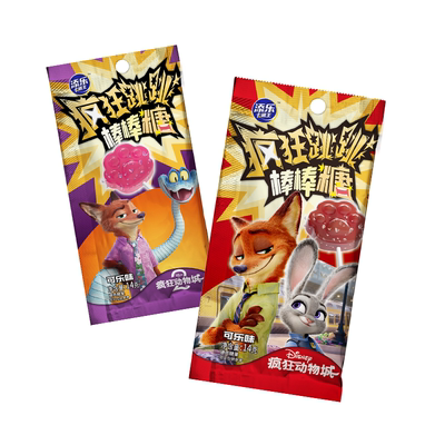 疯狂动物城爪爪造型果汁棒棒糖