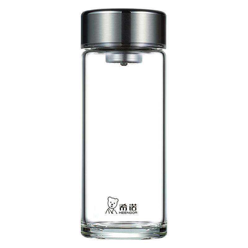 希诺大容量便携提环单层玻璃杯