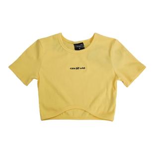 CBXLAB街舞潮牌多色海浪kpop短袖辣妹爵士舞修身上衣嘻哈跳舞半袖