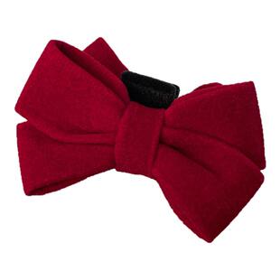 在逃公主发夹红色双面蝴蝶结抓夹女后脑勺高颜值鲨鱼夹子头饰发卡