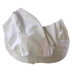 纯棉擦机布工业抹布白色大刀口布废碎布全棉纱抹机布50斤吸油包邮