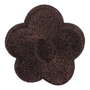 自粘梅花刺绣补丁贴羽绒服外套破洞装饰贴花床单桌布修复纯色布贴