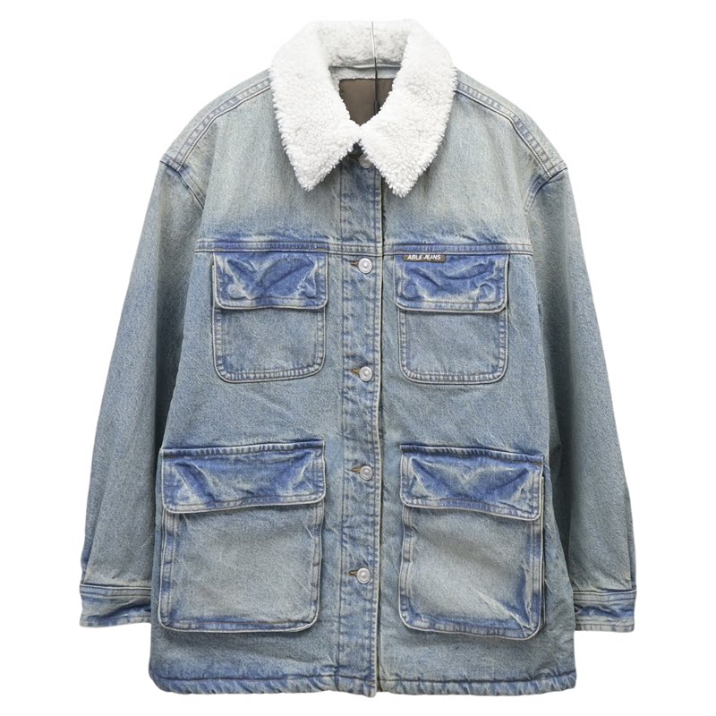 ABLE,JEANS男女宽松工装风牛仔