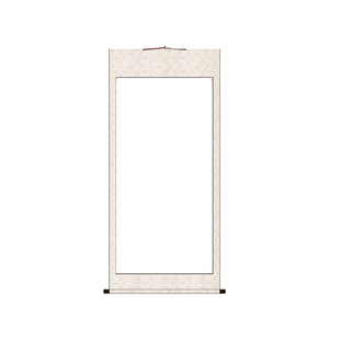 六尺宣纸挂轴 书法创作画轴 国画竖轴 一秒入画 宣纸六尺整张卷轴