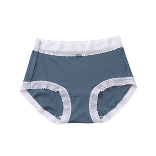 21色高颜值简约女士内裤中腰纯棉底裆纯色柔软小清新少女三角短裤