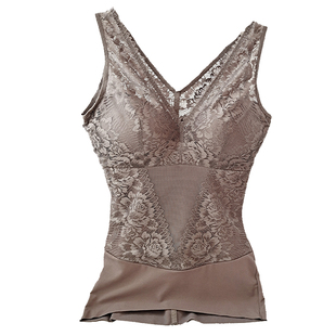 保暖背心女加绒塑身衣  美体塑形冬季免穿文胸束身紧身打底有大码