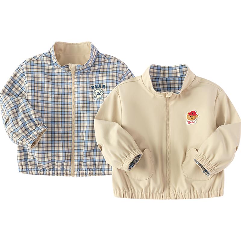 巴拉巴拉男童外套宝宝棒球服春秋