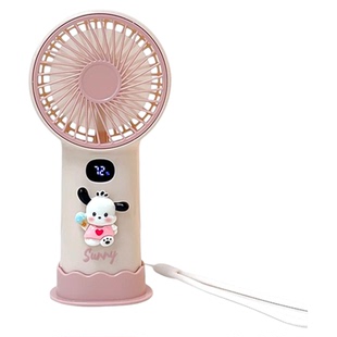 可爱小风扇手持小风扇手拿电风扇小型迷你学生上课静音usb充电款便携式随身户外风扇大风力长续航2025年新款
