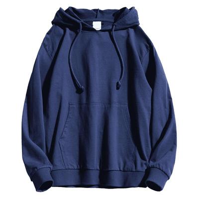 纯色嘻哈春季运动百搭连帽卫衣