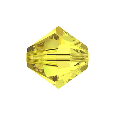 施华洛水晶5328黄色橘色锥形串珠