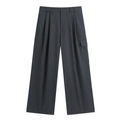 【高端通勤系列】太平鸟男装 男士休闲裤时尚舒适工装休闲裤西裤