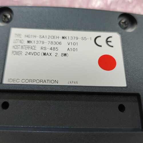 询价-IDEC控制器 HG1H-SA12CEH-MK1379--可维修