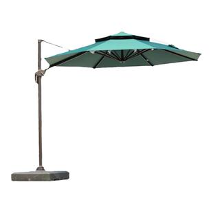 AMT爱美特庭院遮阳伞可旋转休闲大太阳伞室外阳台花园四方罗马伞