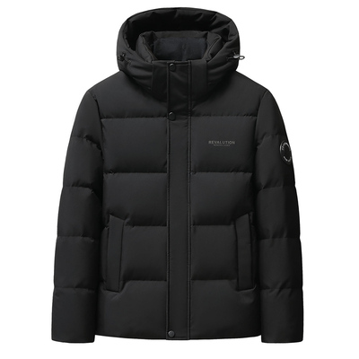 花花公子中老年极寒羽绒服男短款