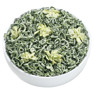 茉莉花茶中秋茶叶礼盒装送礼2025新茶飘雪绿茶特级浓香型罐装500g