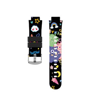 儿童手表表带适用于通用15mm接口硅胶表带Redmi红米儿童手表米兔小寻360读书郎咪咪兔学生手表卡通腕带替换带