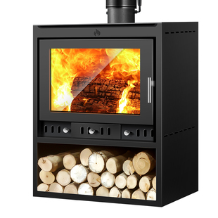 真火壁炉燃木柴火取暖炉民宿别墅冬天家用室内农村烧柴欧式烤火炉