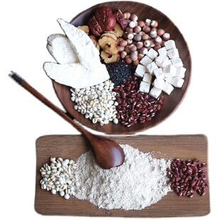 晓雅无湿气现根豆粉五谷杂粮代餐粉红豆薏米化湿四神粉五行脾健散