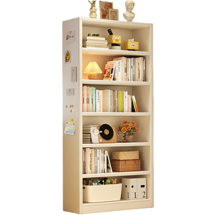 钢制夹缝书柜多层落地一体靠墙客厅置物架家用转角儿童简易书架