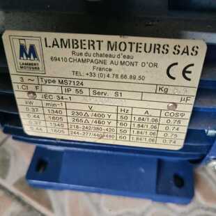 【议价-可维修】 LAMBERT MOTEURS三相异步 电机 MS71 /均有货