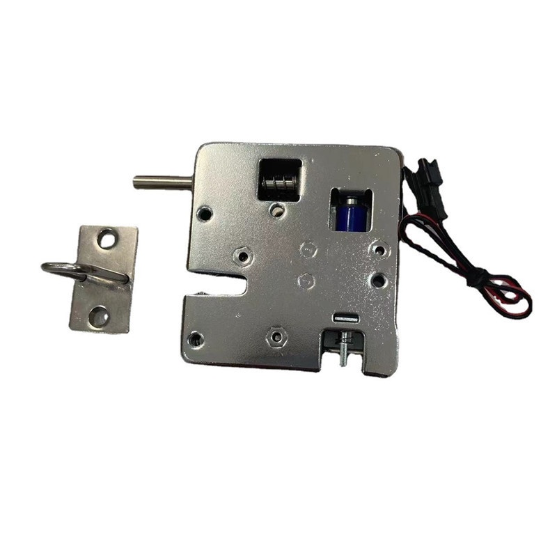 新款直销快递柜锁售货机储物柜电磁锁防震加固12V24V5V电子锁自弹