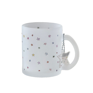 隔壁杂货铺原创星星玻璃杯酒杯高颜值饮料冷饮水杯咖啡杯高级感女