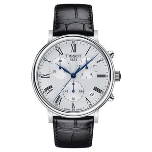 【自营】Tissot天梭手表男卡森皮带石英表男表T122.417.16.033.00