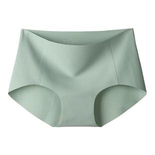 无痕内裤女士中高腰薄款简约舒适80支莫代尔7A抗菌少女生三角裤