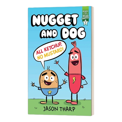 英文原版 Nugget and Dog 努格特和狗 只有番茄酱 没有芥末 分级阅读 漫画版 Ready-to-Read Graphics Level 2 英文版 进口英语书