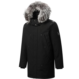 HALTI哈尔迪男士95鹅绒防风防水中长款派克羽绒服HDTFA510113S