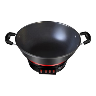 2025新款铸铁电炒锅家用多功能电热锅炒菜蒸煮炖一体式电锅电煮锅