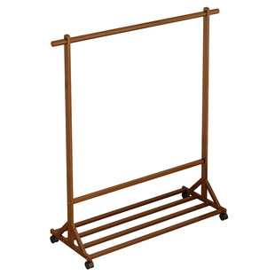 楠竹衣架落地家用挂衣架卧室衣帽架室内挂衣服架子木质简易晾衣架